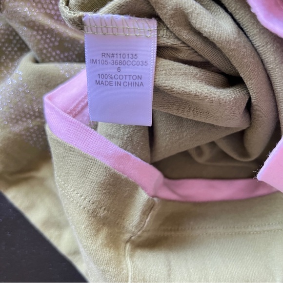 Y2K KnitWorks Butterfly Glitter Girls Tee Layered Puff Sleeve Top Size 6 - Picture 8 of 10